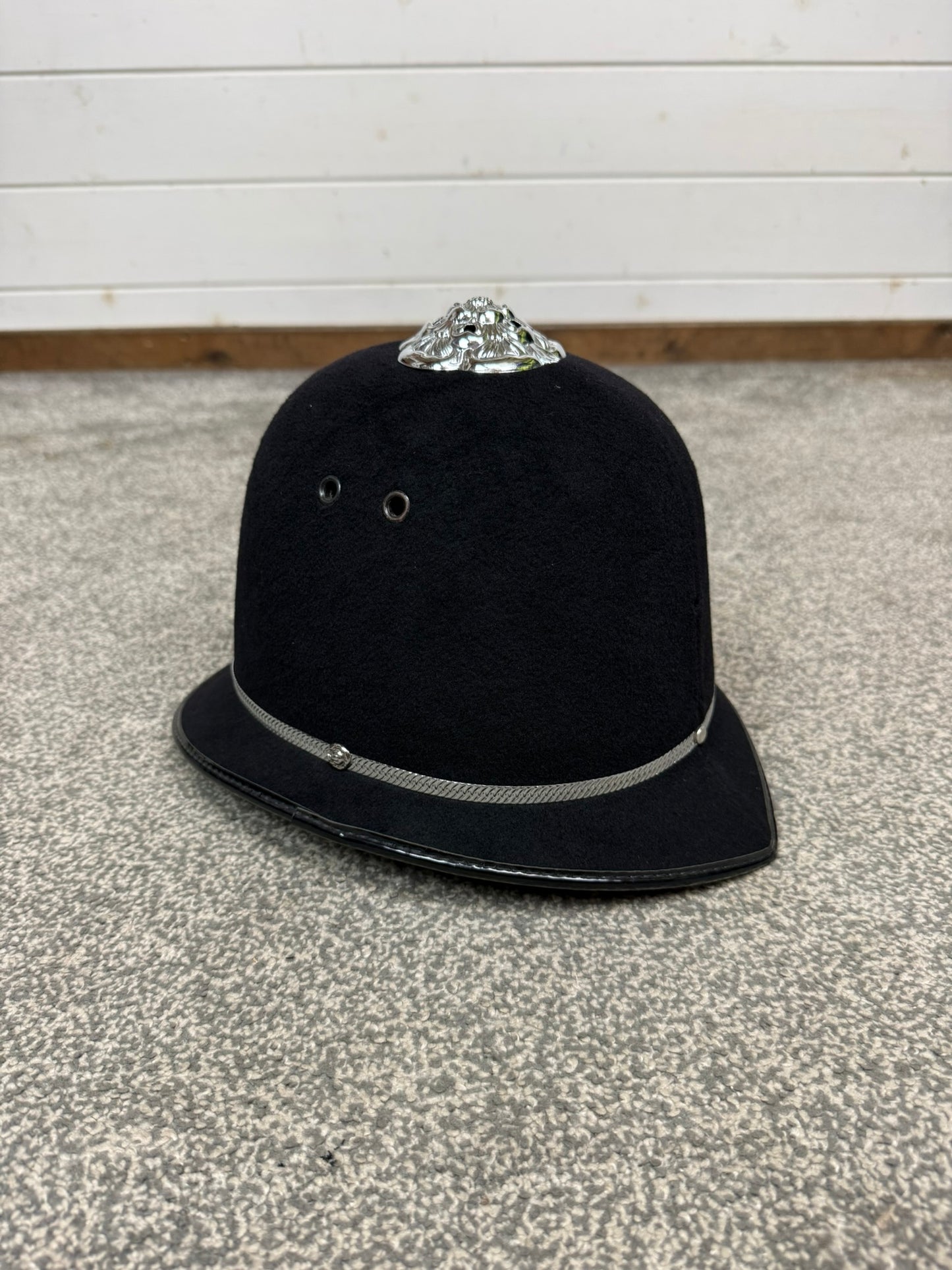 Ex Police Bobby Custodian Helmet Rose Top 58cm Fancy Dress Display