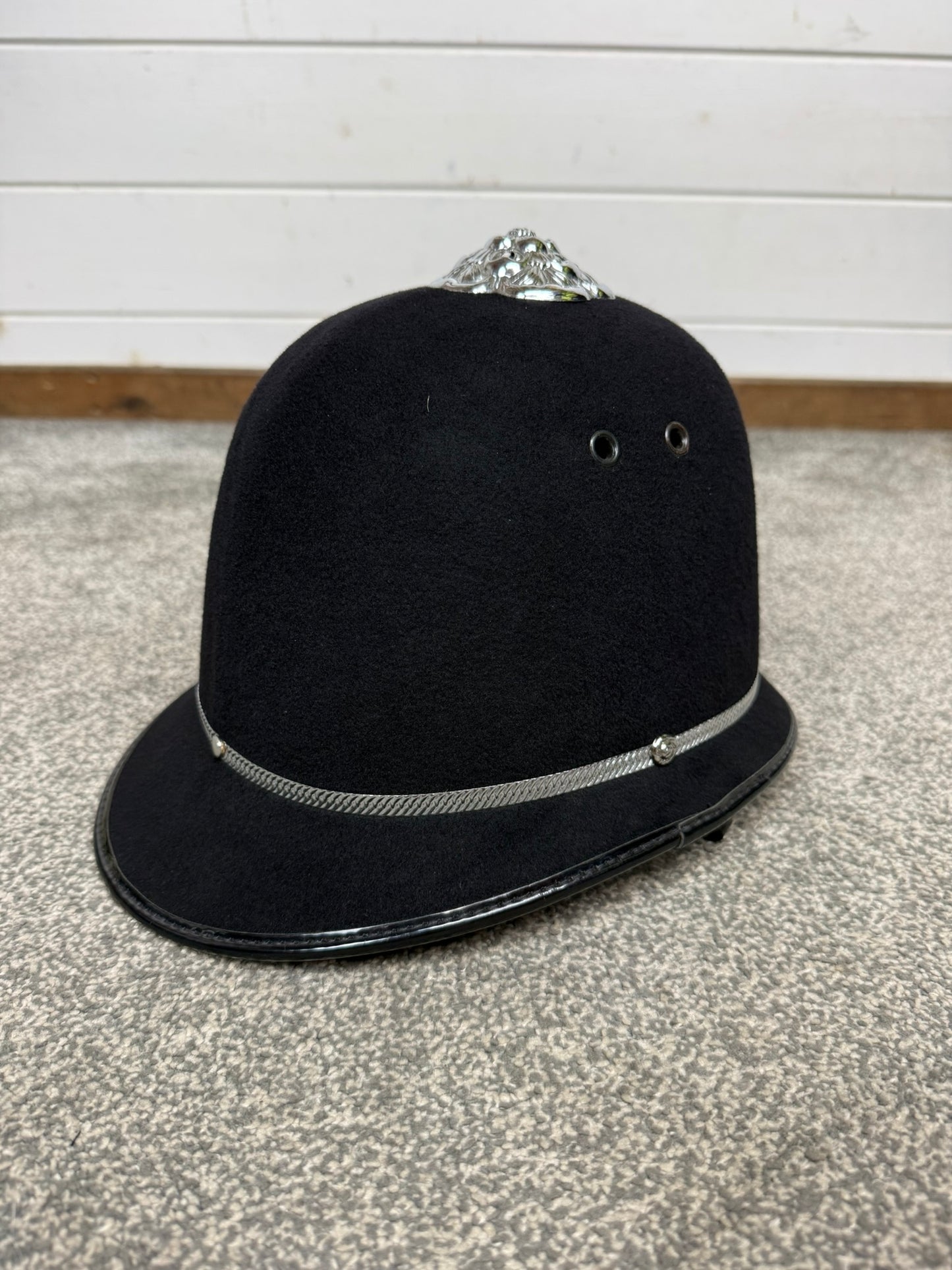 Ex Police Bobby Custodian Helmet Rose Top 58cm Fancy Dress Display