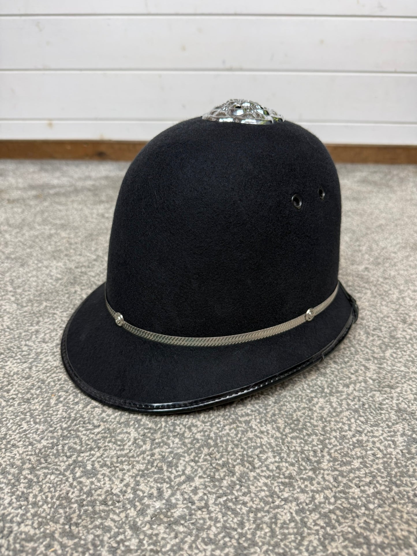 Ex Police Bobby Custodian Helmet Rose Top 59cm Fancy Dress Display