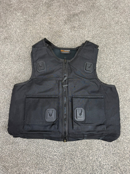 Ex Police Black Cooneen Body Armour Vest Anti Stab & Ballistic HG1A & KR1 Security - LRG