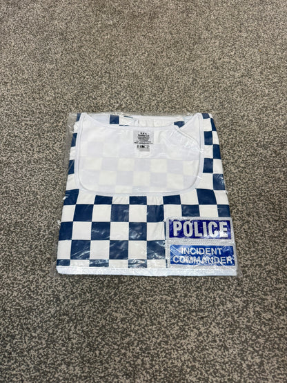 NEW Ex Police Incident Commander White Vest Tabard Film TV Collector Display