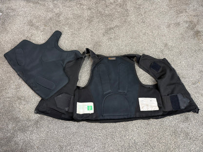Ex Police Black Cooneen Body Armour Vest Anti Stab & Ballistic HG1A & KR1 Security - LRG