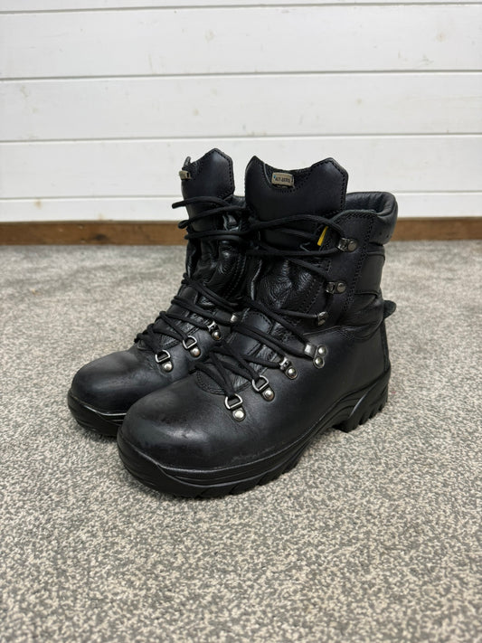 Altberg Peacekeeper P3 VS Black Leather Waterproof Combat Boots Size UK 5