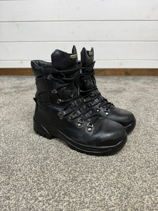 Altberg Peacekeeper P3 VS Black Leather Waterproof Combat Boots Size UK 5