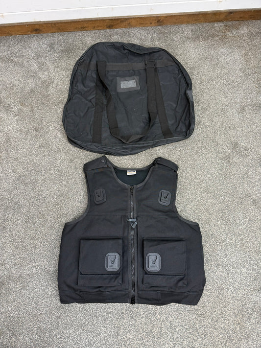 Ex Police Hawk Body Armour Vest VGC Anti Stab & Ballistic HG1A & KR1 - MEDIUM
