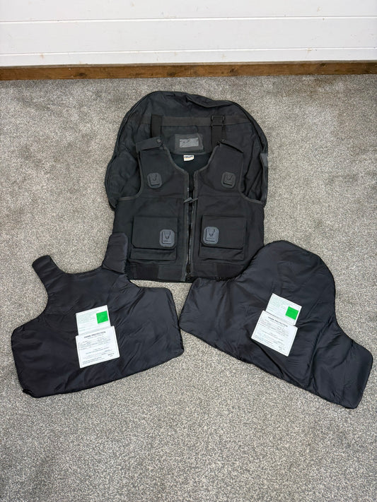 Ex Police Hawk Body Armour Vest VGC Anti Stab & Ballistic HG1A & KR1 - MEDIUM