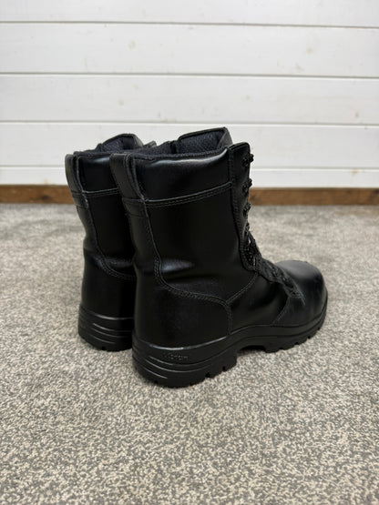 Ex Police Magnum Elite Shield Combat Boots Black Leather UK 6 Security Work