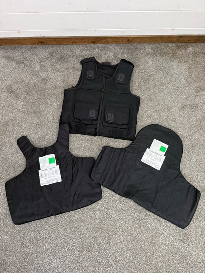 Ex Police Cooneen Body Armour Vest VGC Anti Stab & Ballistic HG1A & KR1 - LARGE