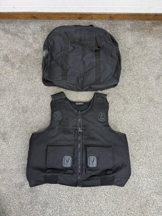 Ex Police Cooneen Body Armour Vest & Bag XX LRG - VGC Anti Stab & Ballistic HG1A & KR1