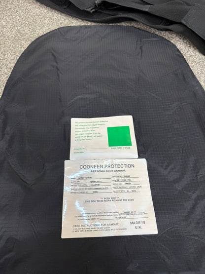 Ex Police Cooneen Body Armour Vest & Bag XX LRG - VGC Anti Stab & Ballistic HG1A & KR1