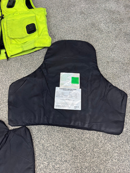 Ex Police Cooneen Body Armour Stab Vest MEDIUM - Anti Stab & Ballistic HG1A & KR1