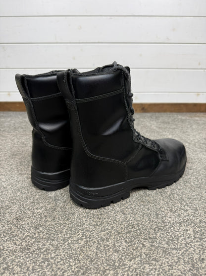 Magnum Elite Shield Met Black Leather Combat Boots UK 11 Ex Police Security Work