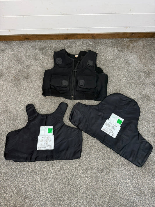 Ex Police Hawk Body Armour Vest XL Anti Stab & Ballistic HG1A & KR1 Security