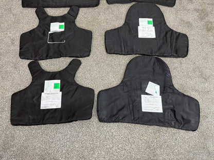 6x Ex Police Stab Vest Body Armour Ballistic Panel Insert Mixed Job Lot