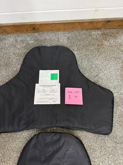 6x Ex Police Stab Vest Body Armour Ballistic Panel Insert Mixed Job Lot