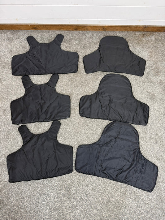 6x Ex Police Stab Vest Body Armour Ballistic Panel Insert Mixed Job Lot