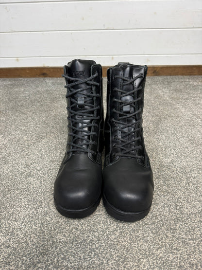 Magnum Elite Shield Met Black Leather Combat Boots UK 10 Ex Police Security Work