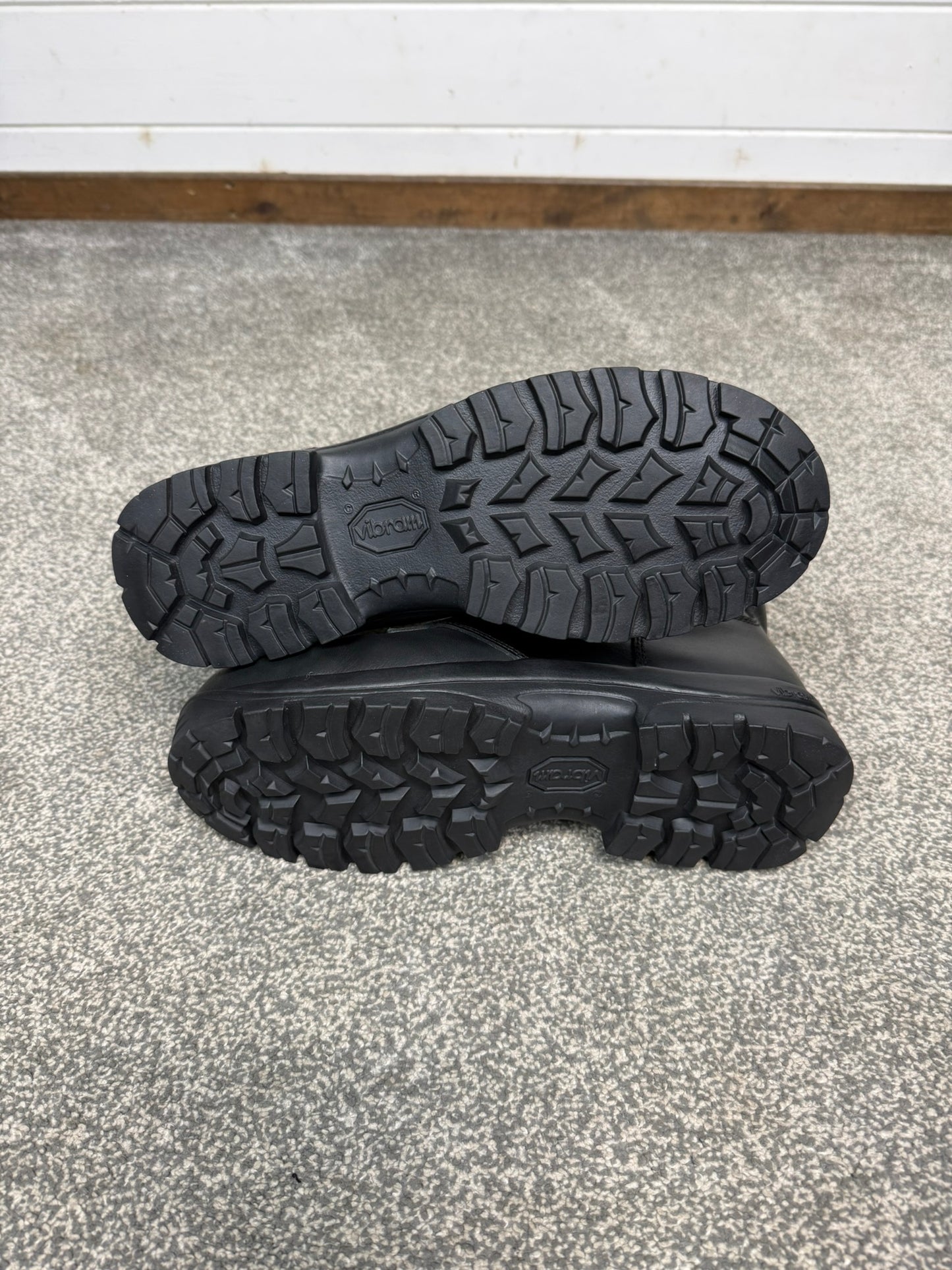 Magnum Elite Shield Met Black Leather Combat Boots UK 10 Ex Police Security Work