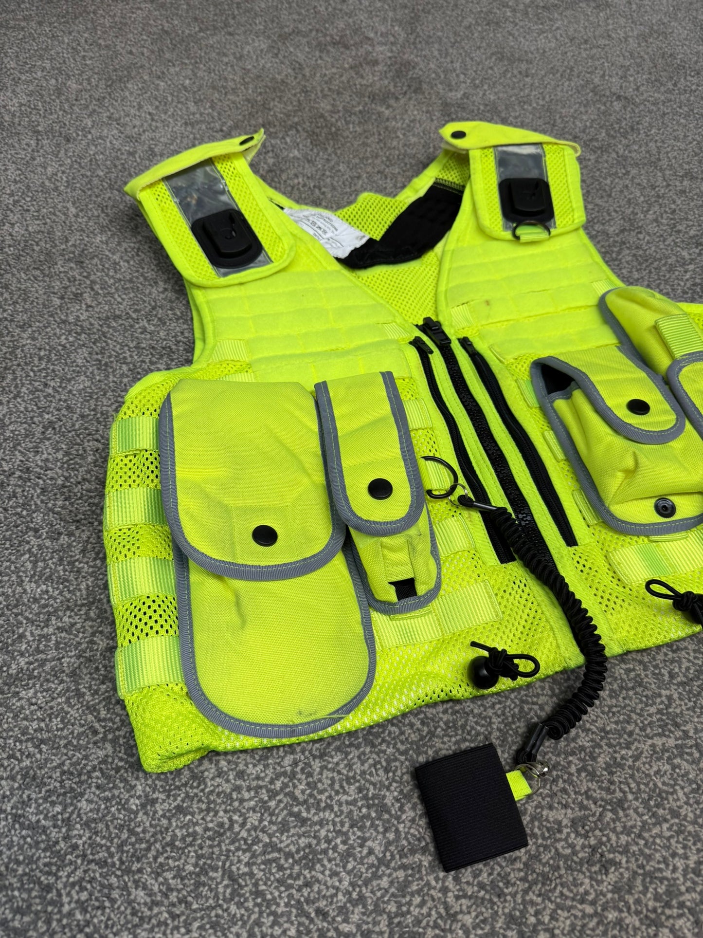 Ex Police Safariland Molle Vest Hi-Vis Tactical Utility Security Vest MED