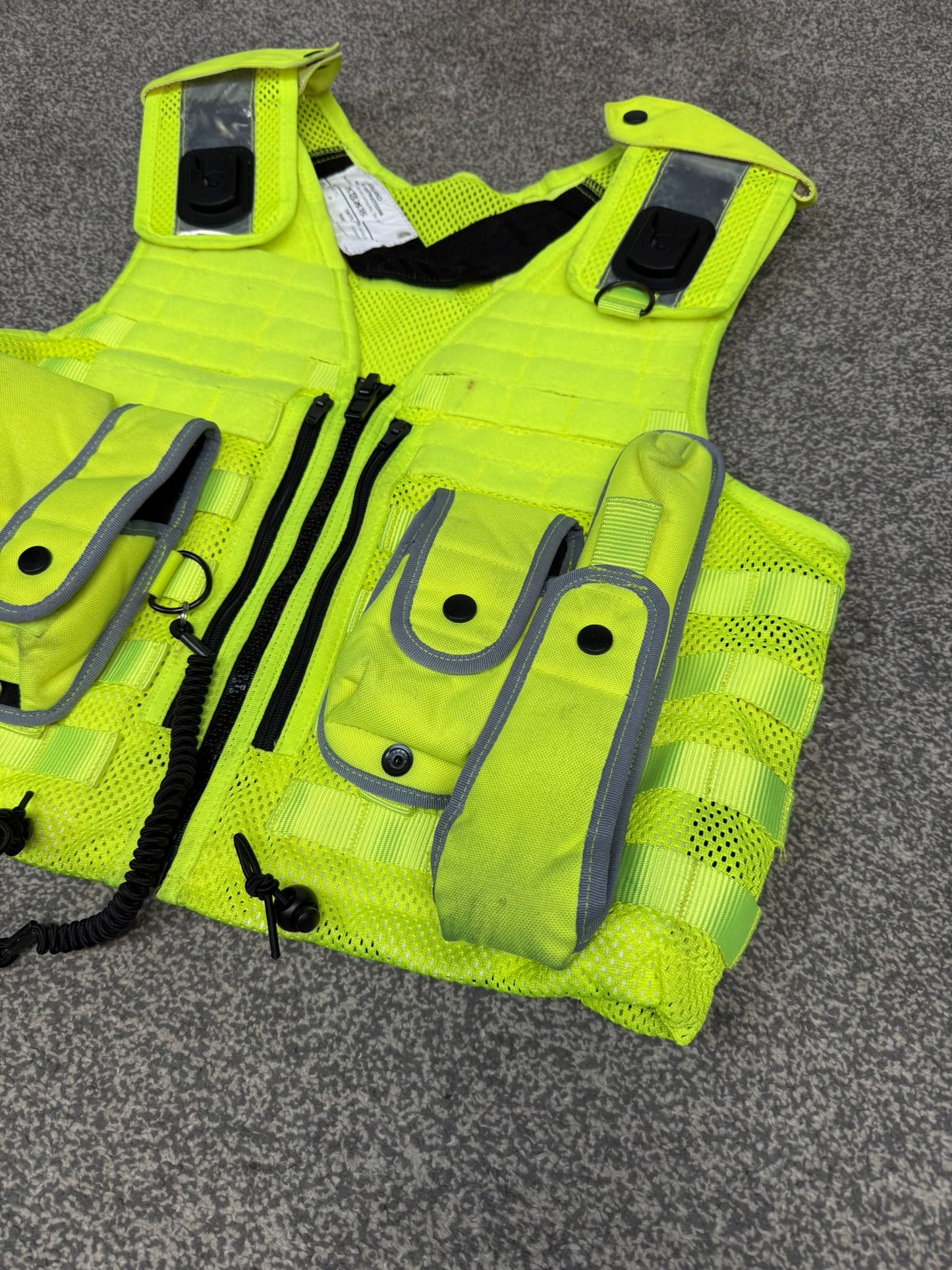 Ex Police Safariland Molle Vest Hi-Vis Tactical Utility Security Vest MED