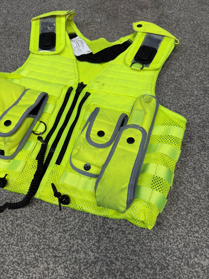 Ex Police Safariland Molle Vest Hi-Vis Tactical Utility Security Vest MED