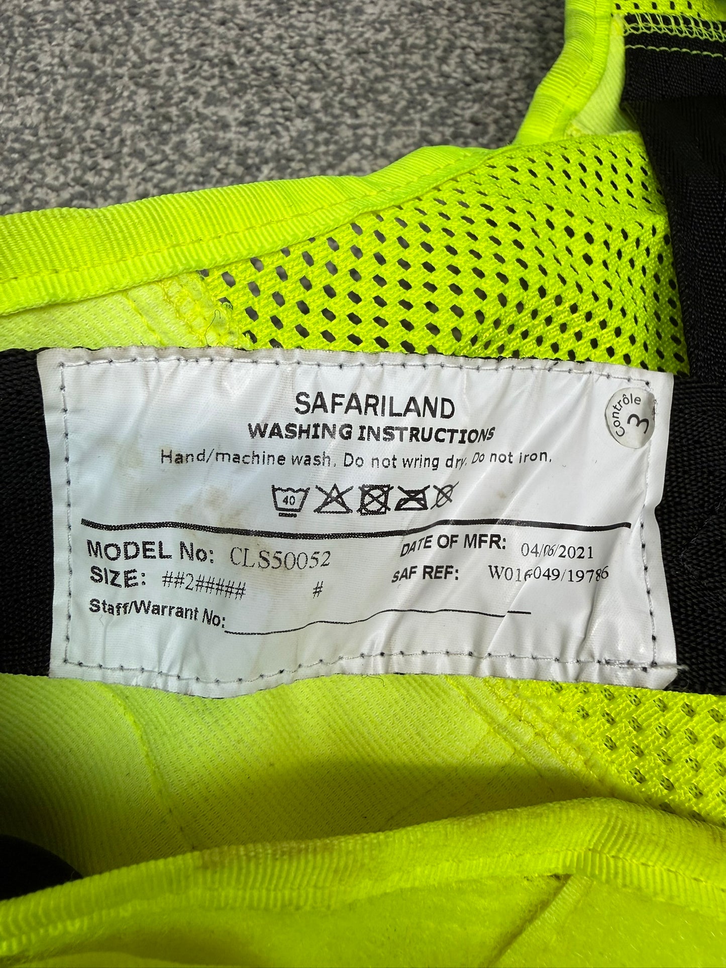 Ex Police Safariland Molle Vest Hi-Vis Tactical Utility Security Vest MED