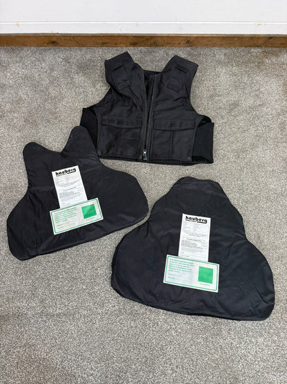 Ex Police Hauberg Body Armour Vest MED-LRG Anti Stab & Ballistic HG1A & KR2