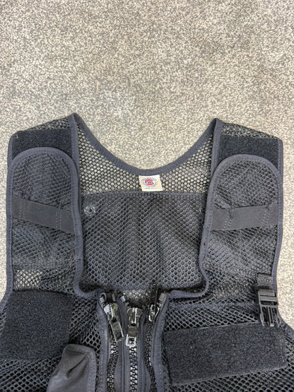 Ex Police Black PWL Taser Vest Utility Tac Vest MEDIUM Airsoft Security