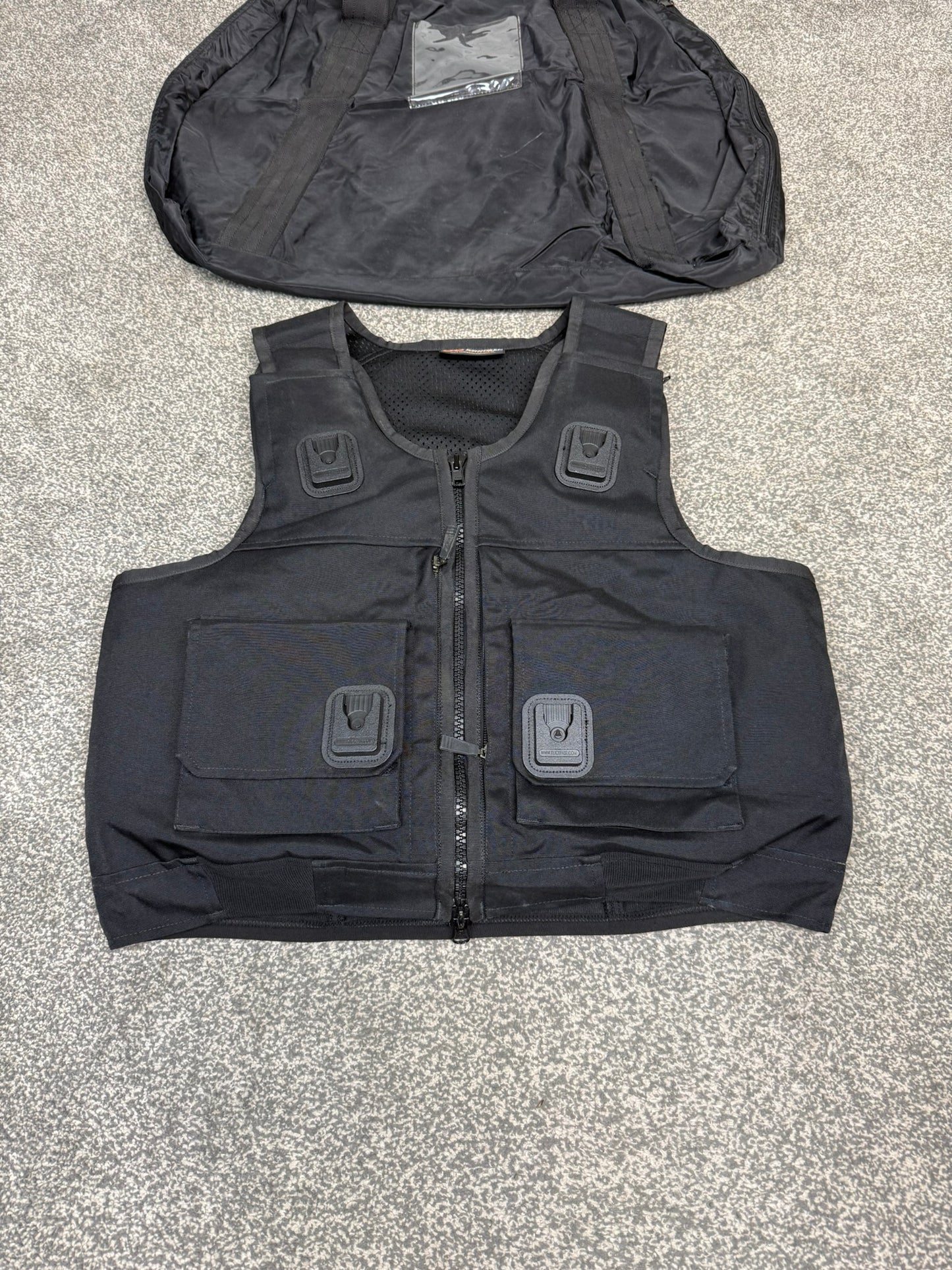 Ex Police Cooneen Body Armour Stab Vest LARGE Anti Stab & Ballistic HG1A & KR1 + Bag