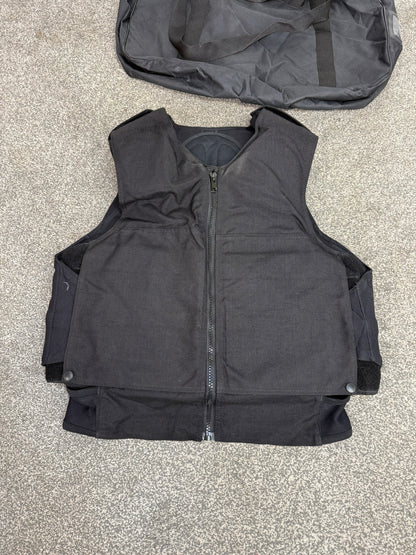 Ex Police Hauberg Body Armour Vest & Bag LRG Anti Stab Ballistic HG2 & KR2
