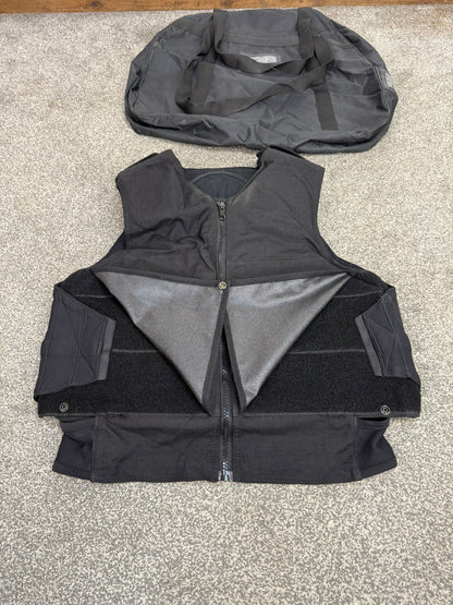 Ex Police Hauberg Body Armour Vest & Bag LRG Anti Stab Ballistic HG2 & KR2