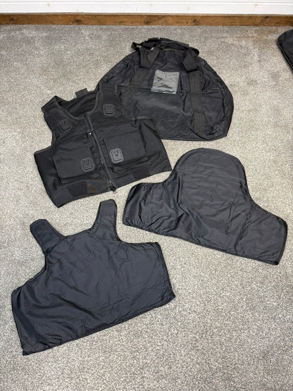 Ex Police Cooneen Body Armour Stab Vest LARGE Anti Stab & Ballistic HG1A & KR1 + Bag