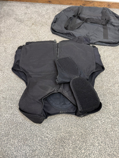 Ex Police Hauberg Body Armour Vest & Bag LRG Anti Stab Ballistic HG2 & KR2