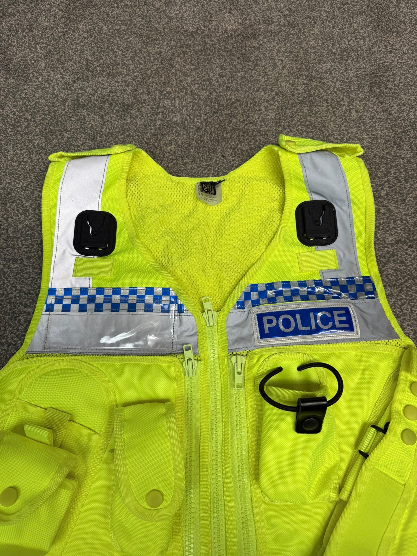 Ex Police Hi-Vis Protec Utility Tactical Vest BADGED Collector Display TV / Film Uniform