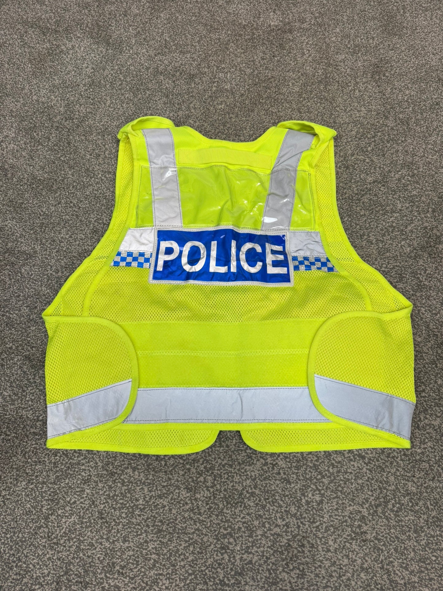 Ex Police Hi-Vis Protec Utility Tactical Vest BADGED Collector Display TV / Film Uniform