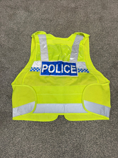 Ex Police Hi-Vis Protec Utility Tactical Vest BADGED Collector Display TV / Film Uniform