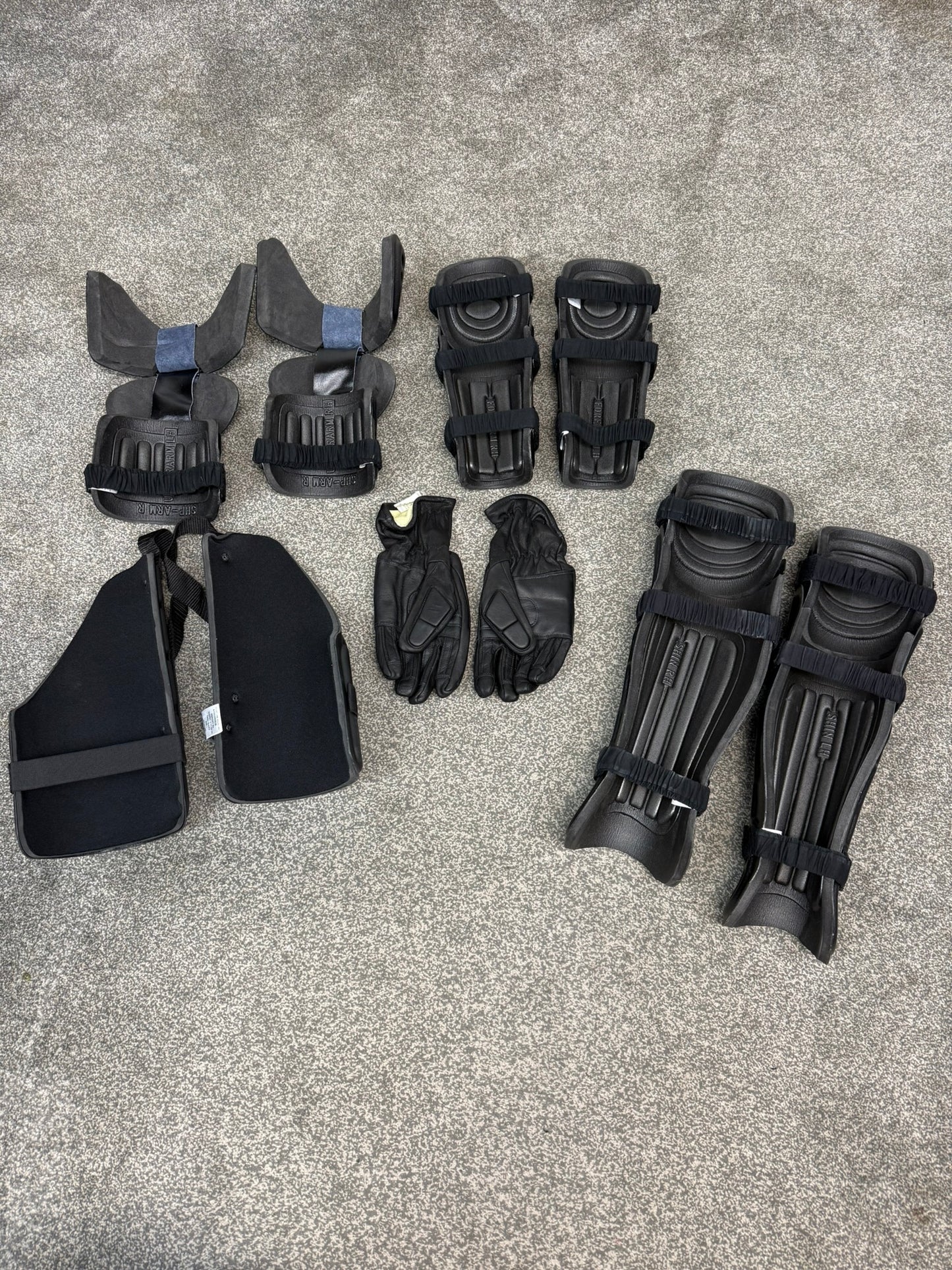 Ex Police Riot Guard Job Lot Shoulder Arms Leg Security Dog Handler Paintball Airsoft