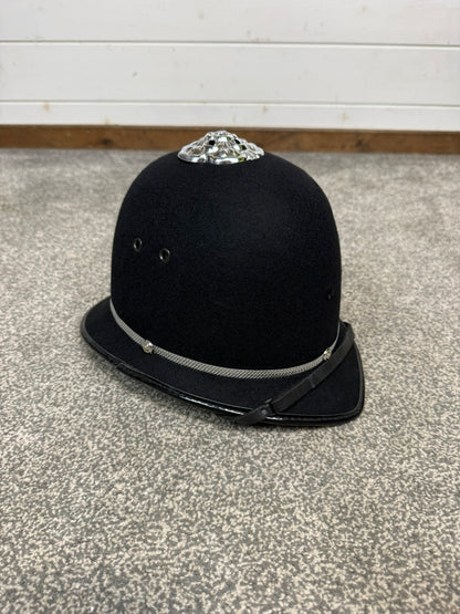 Ex Police Bobby Custodian Helmet Rose Top 57cm Fancy Dress Display