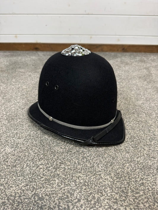 Ex Police Bobby Custodian Helmet Rose Top 57cm Fancy Dress Display