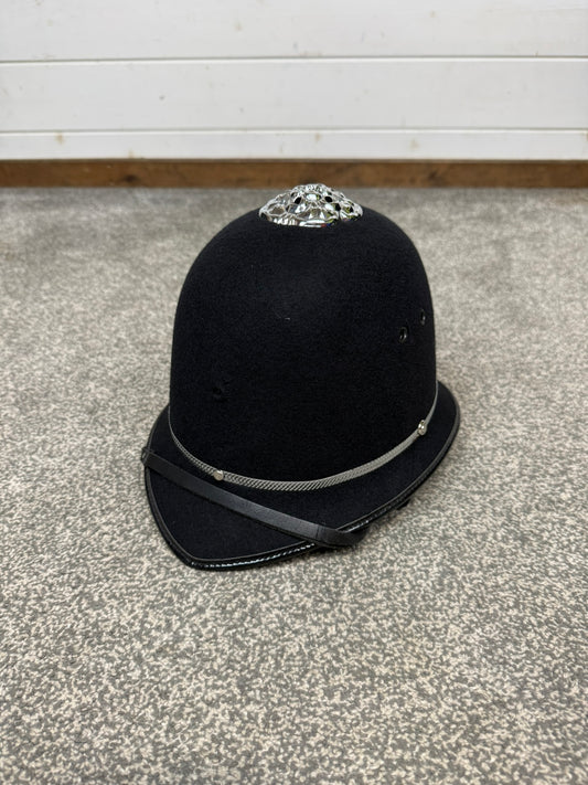 Ex Police Bobby Custodian Helmet Rose Top 58cm Fancy Dress Display