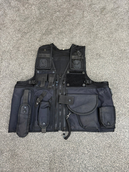 Arktis Black Firearms Vest Ex Police Utility Tac Vest XXL Airsoft Security Patrol