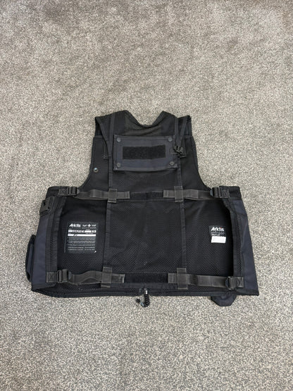 Arktis Black Firearms Vest Ex Police Utility Tac Vest XXL Airsoft Security Patrol