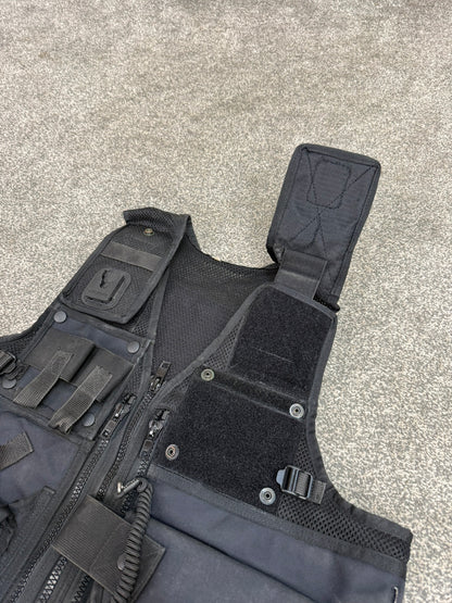 Arktis Black Firearms Vest Ex Police Utility Tac Vest XXL Airsoft Security Patrol