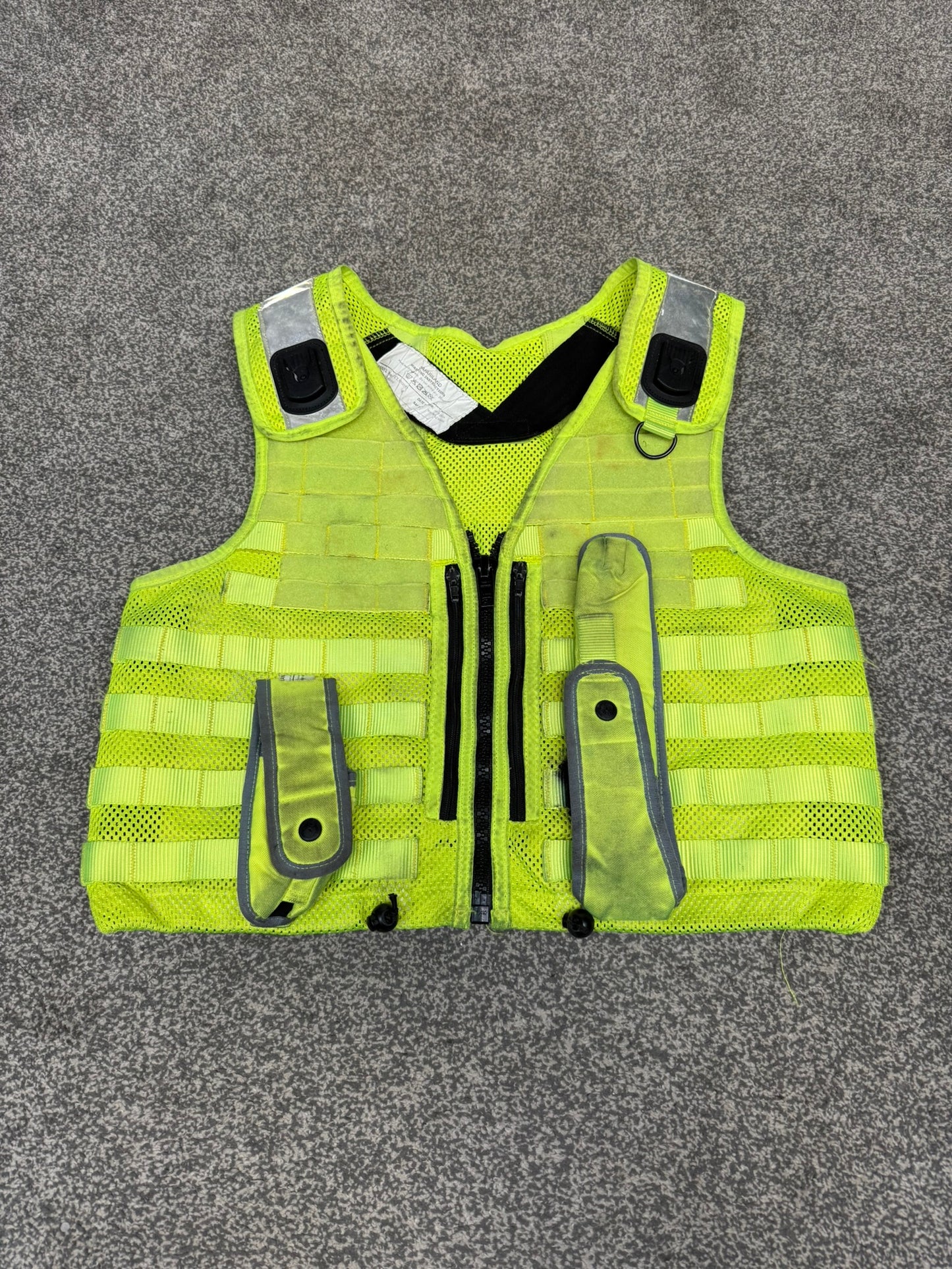 Ex Police Safariland Molle Vest Hi-Vis Tactical Utility Security Vest MEDIUM