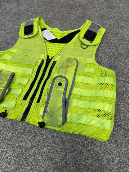 Ex Police Safariland Molle Vest Hi-Vis Tactical Utility Security Vest MEDIUM