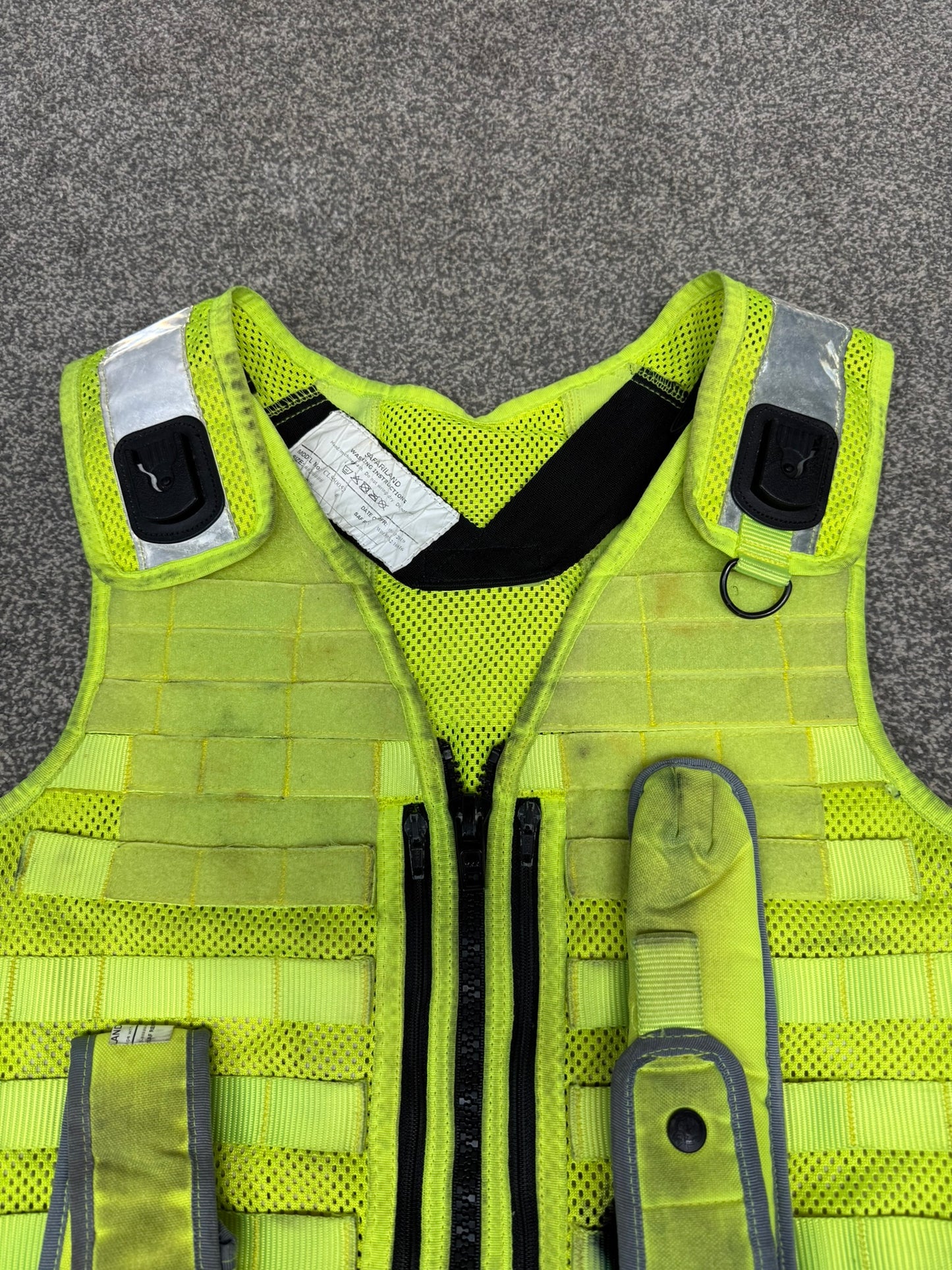 Ex Police Safariland Molle Vest Hi-Vis Tactical Utility Security Vest MEDIUM