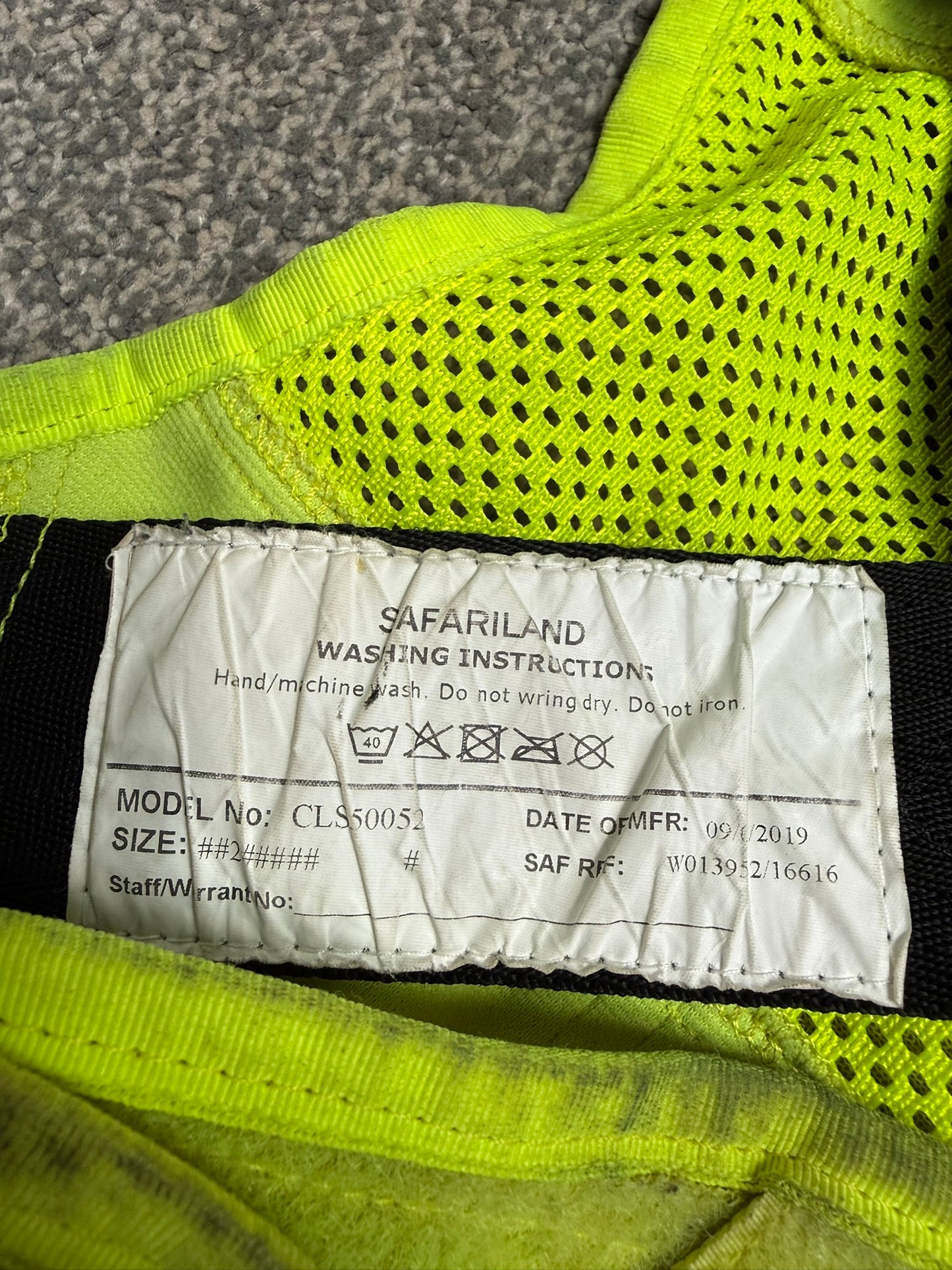 Ex Police Safariland Molle Vest Hi-Vis Tactical Utility Security Vest MEDIUM