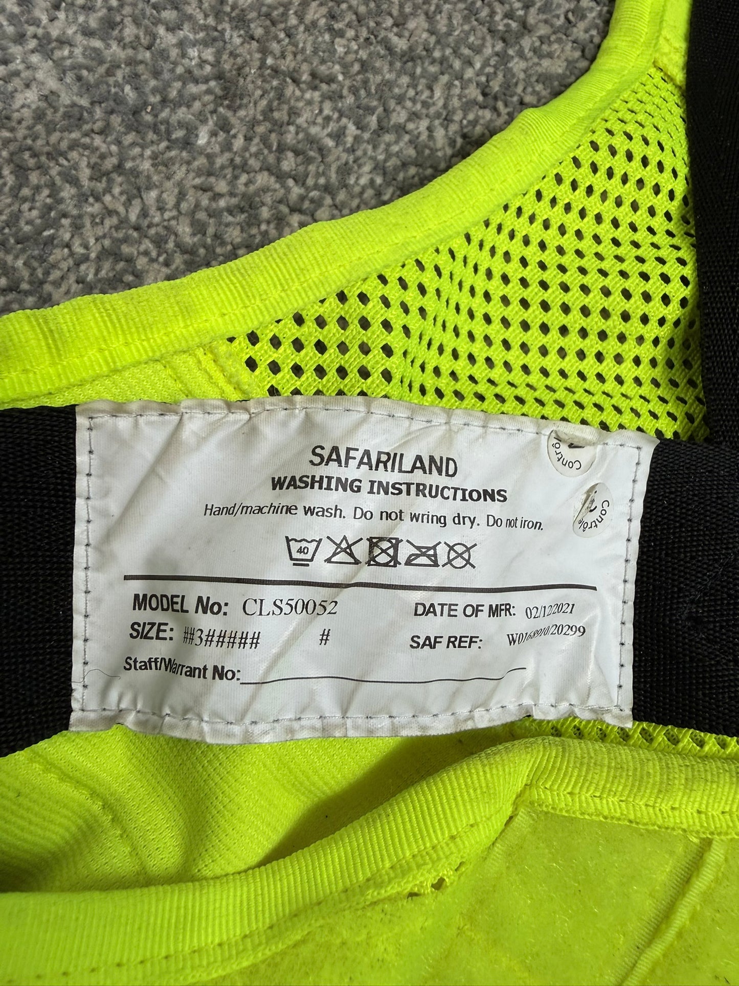Ex Police Safariland Hi-Vis MOLLE Vest & Pouches Tactical Utility Security Vest - XL