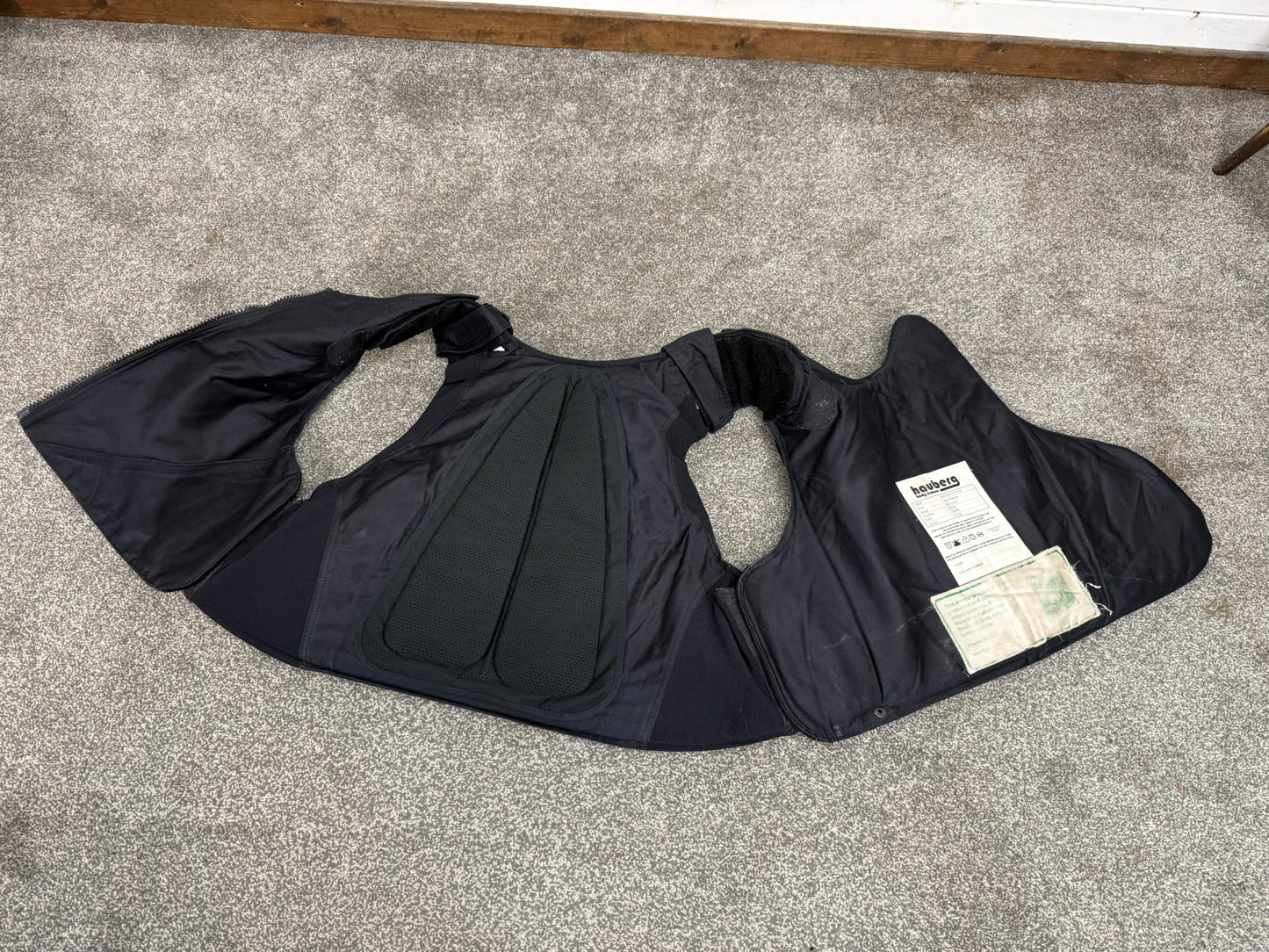Ex Police Hauberg Body Armour Vest LRG-XL Anti Stab & Ballistic HG1A & KR2