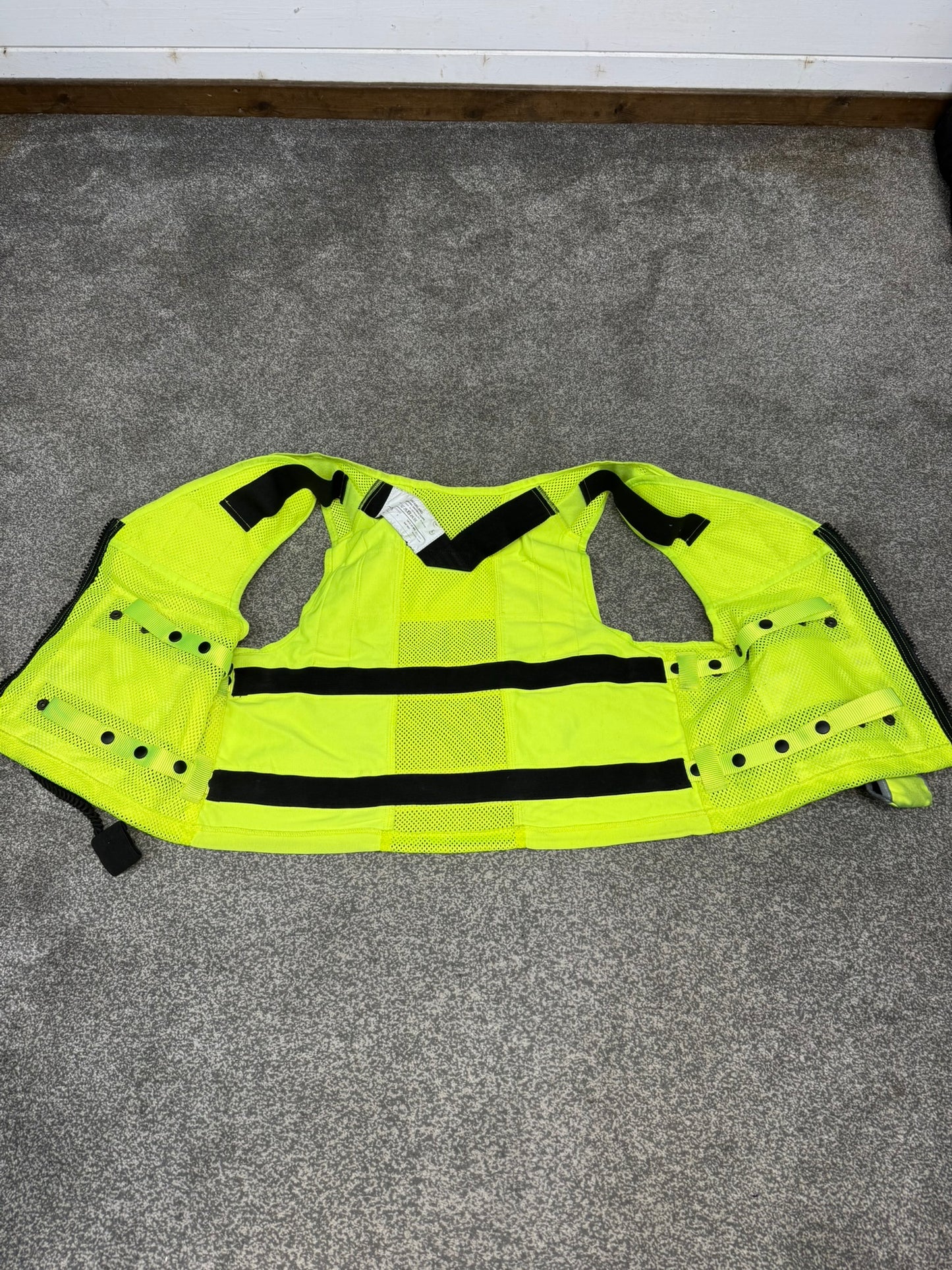 Ex Police Safariland Hi-Vis MOLLE Vest & Pouches Tactical Utility Security Vest - XL